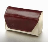 Card Holder Brandy Cream Leather-