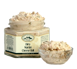Dirty Martini Cheese Ball-