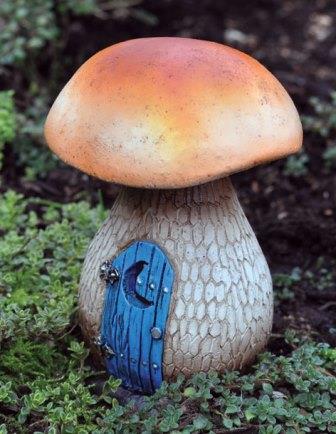 Fairy Gardening Miniature Mushroom Fairy Outhouse