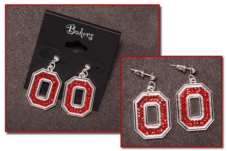Ohio State University Earrings-