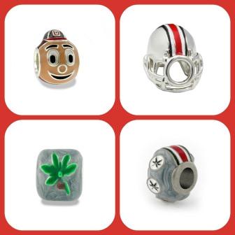 Ohio State Charm Beads