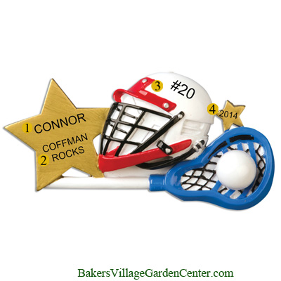 Personalized Christmas Ornaments Lacrosse - Personalized Christmas Ornaments Lacrosse