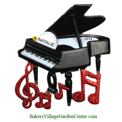 Personalized Christmas Ornaments Piano - Personalized Christmas Ornaments Piano