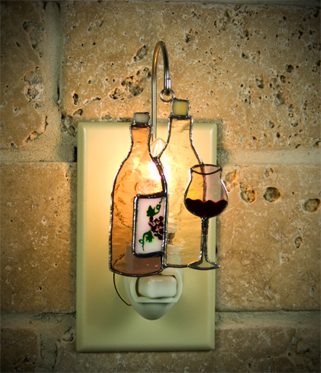 Wine Bottle Nightlight-