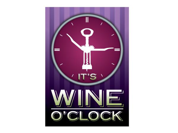 Garden Flag Wine O'Clock Purple-